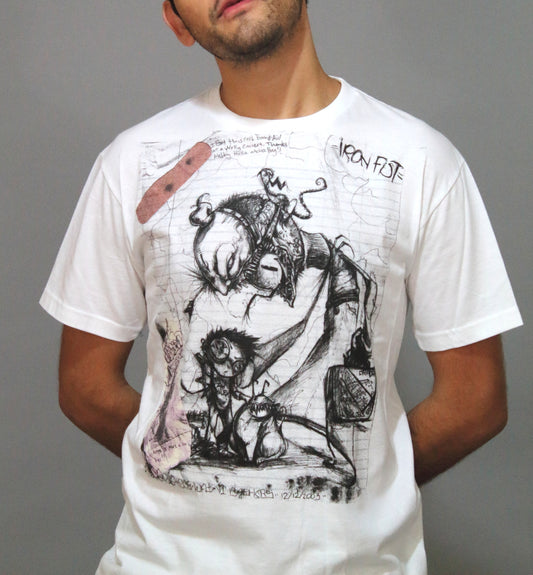 semi-vintage "Band Aid" graphic tee